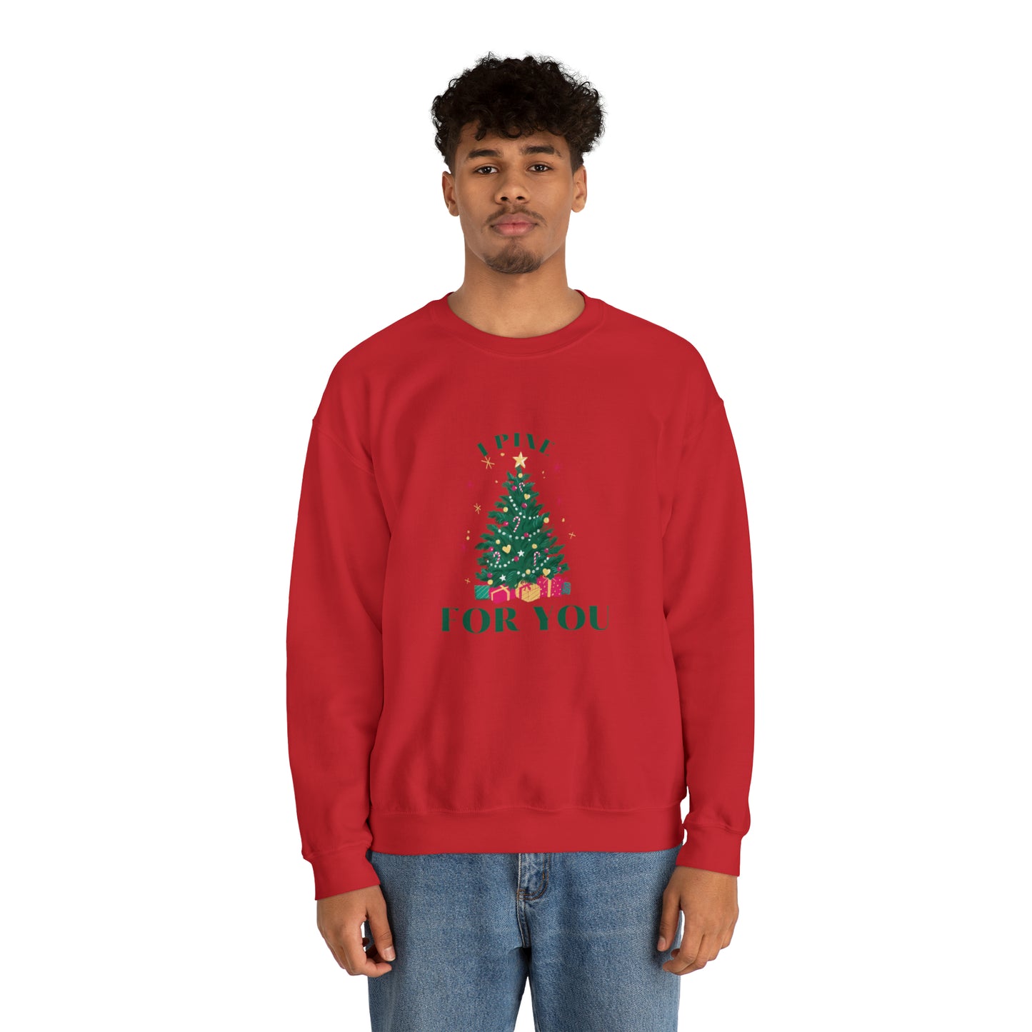 I Pine For You Dad Joke Christmas Sweatshirt
